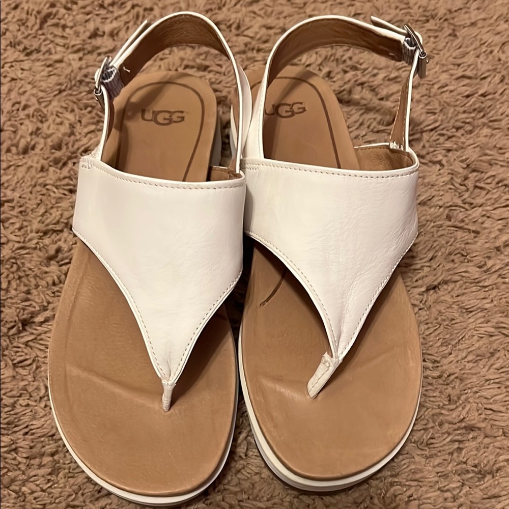 UGG Women's Cream Sandals